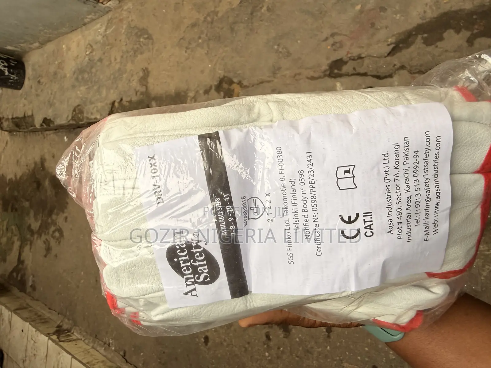 American Safety Argon Handglove