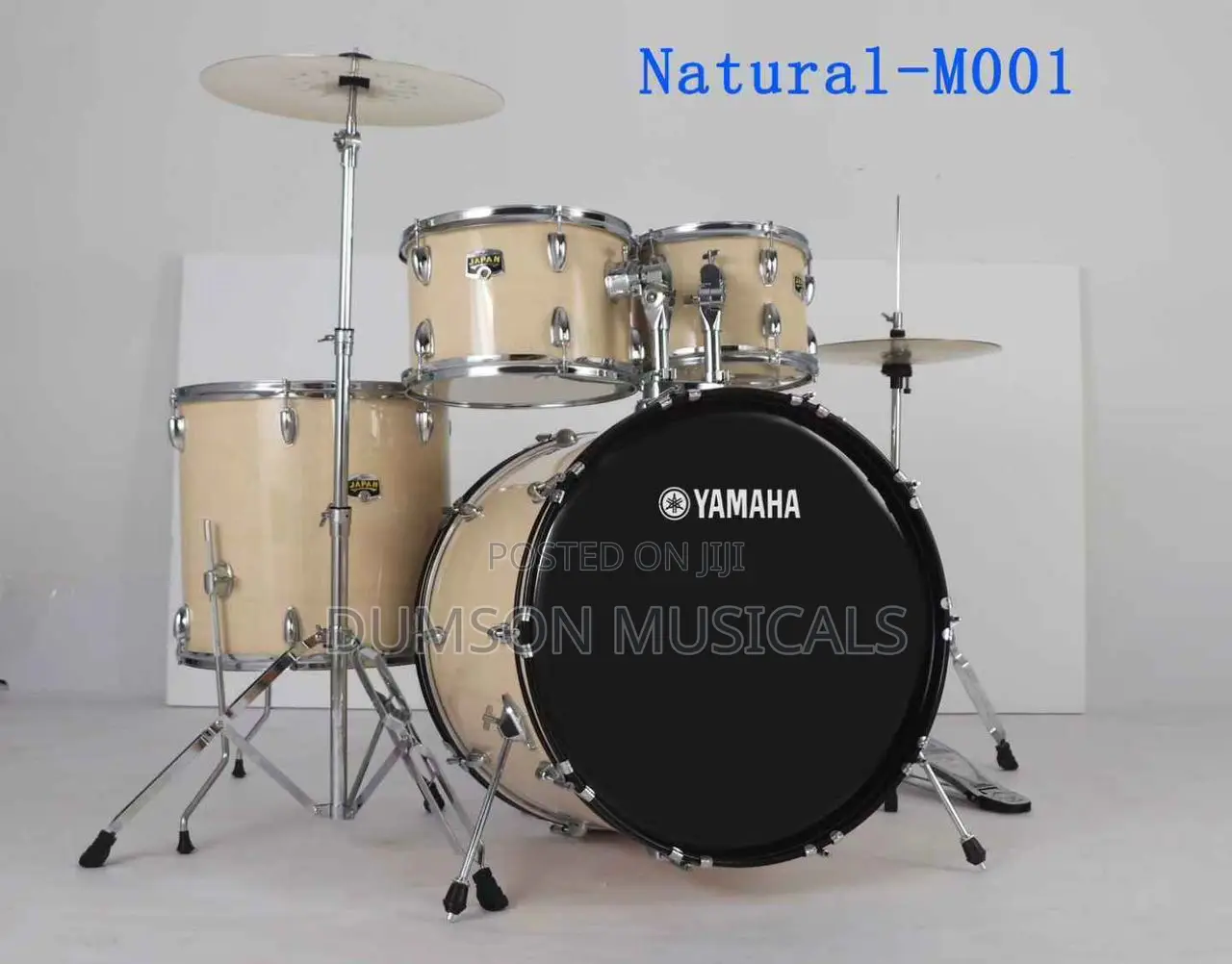 Yamaha Drum Set Natural Color Pure Acoustic 5set Drum