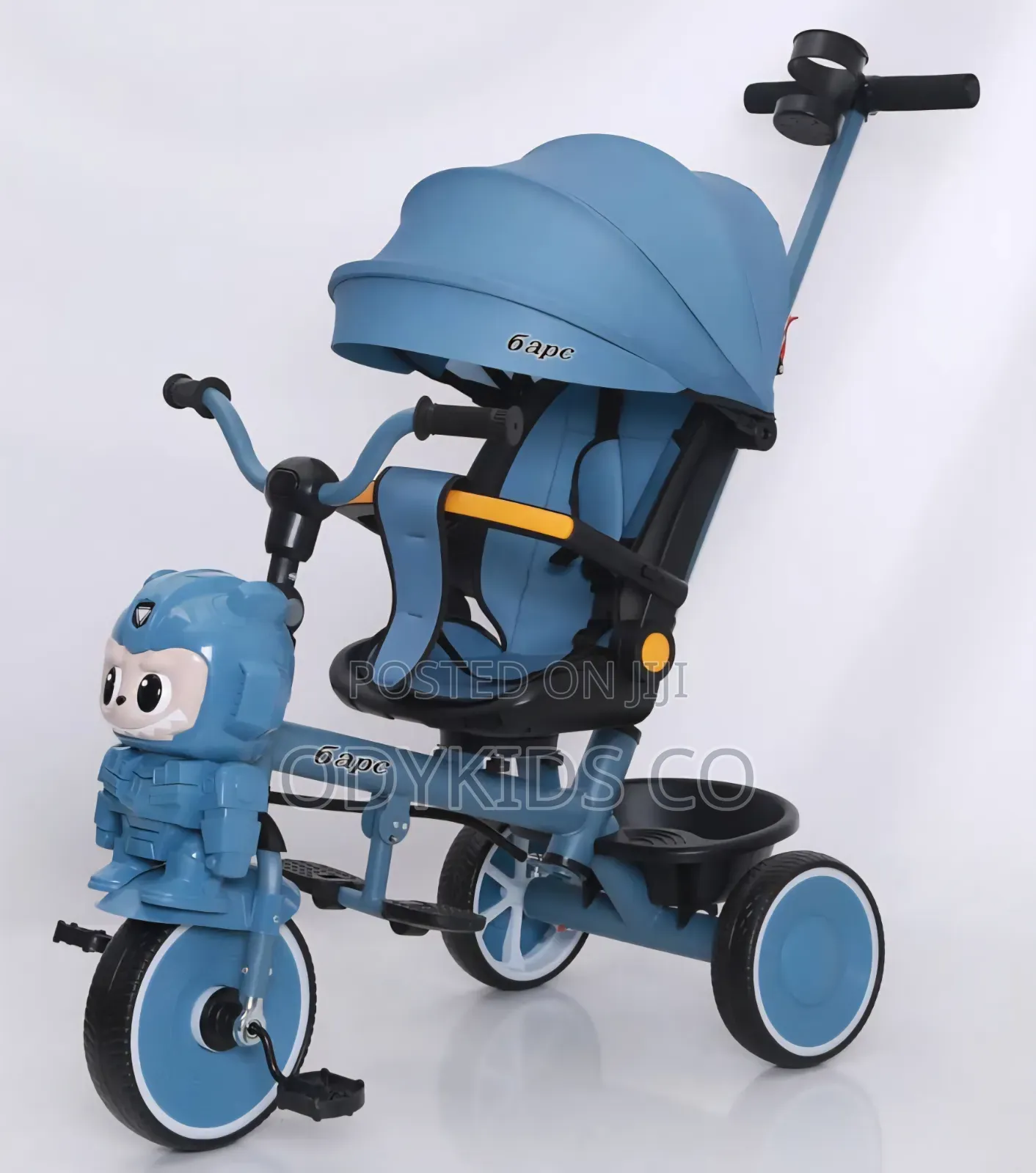 Musical Lights Handlebar 360° Rotatable Seat Tricycle for 7mths-4yr