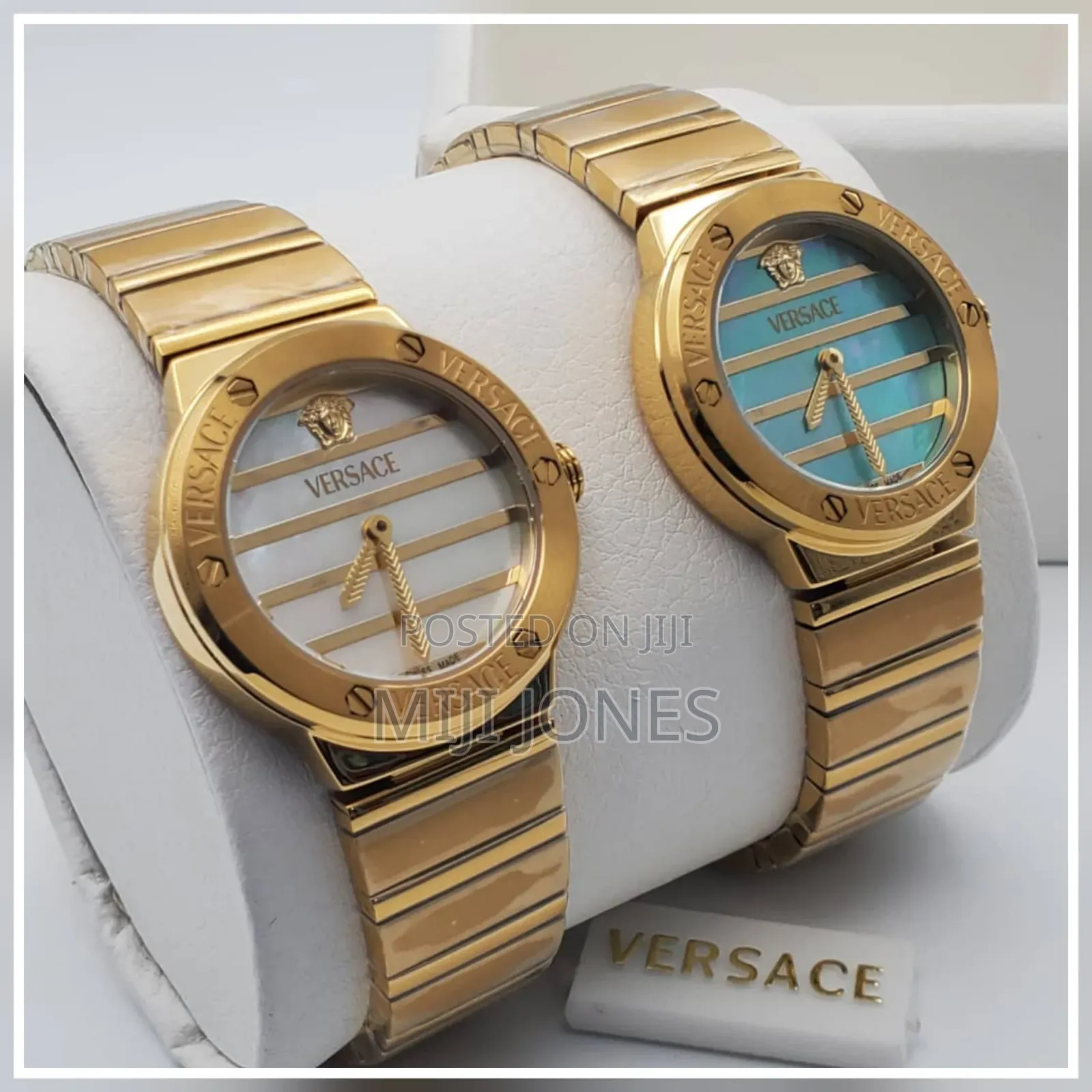 *Versace-Inspired Female Chain Strap Quartz Watch | Fashion Statement*