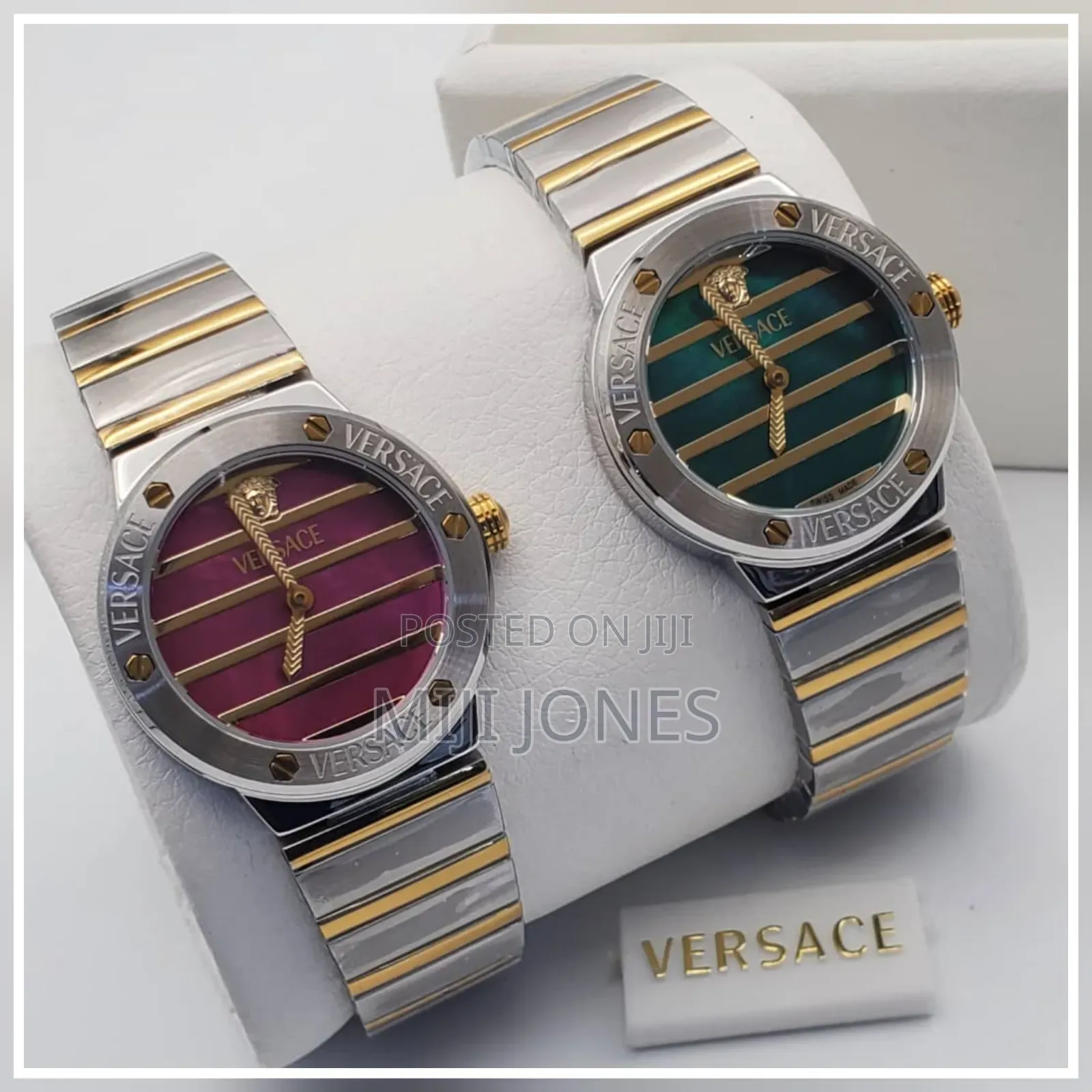 *Versace-Inspired Female Chain Strap Quartz Watch | Fashion Statement*