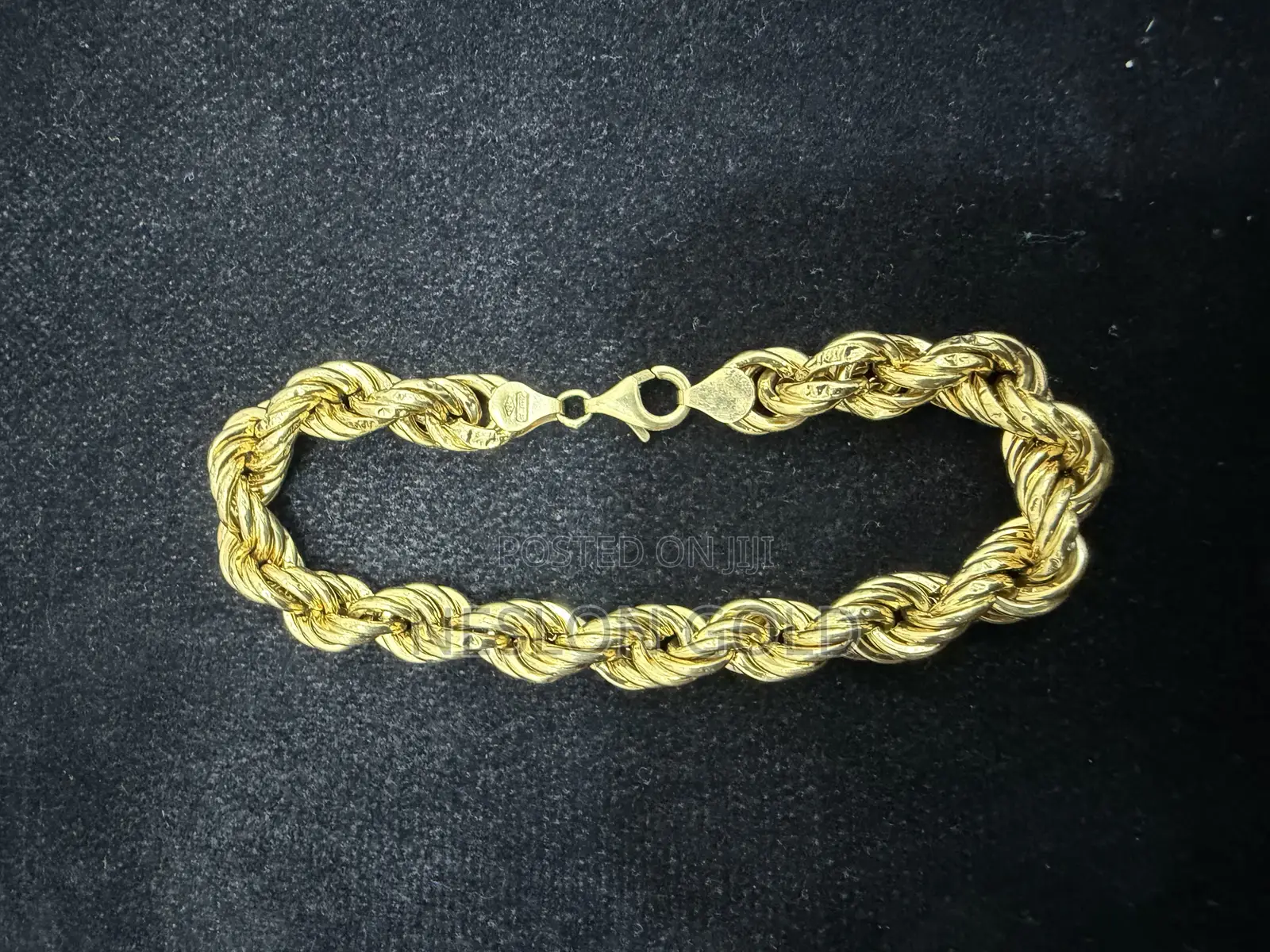 18karat Pure Gold Twisted Bracelet
