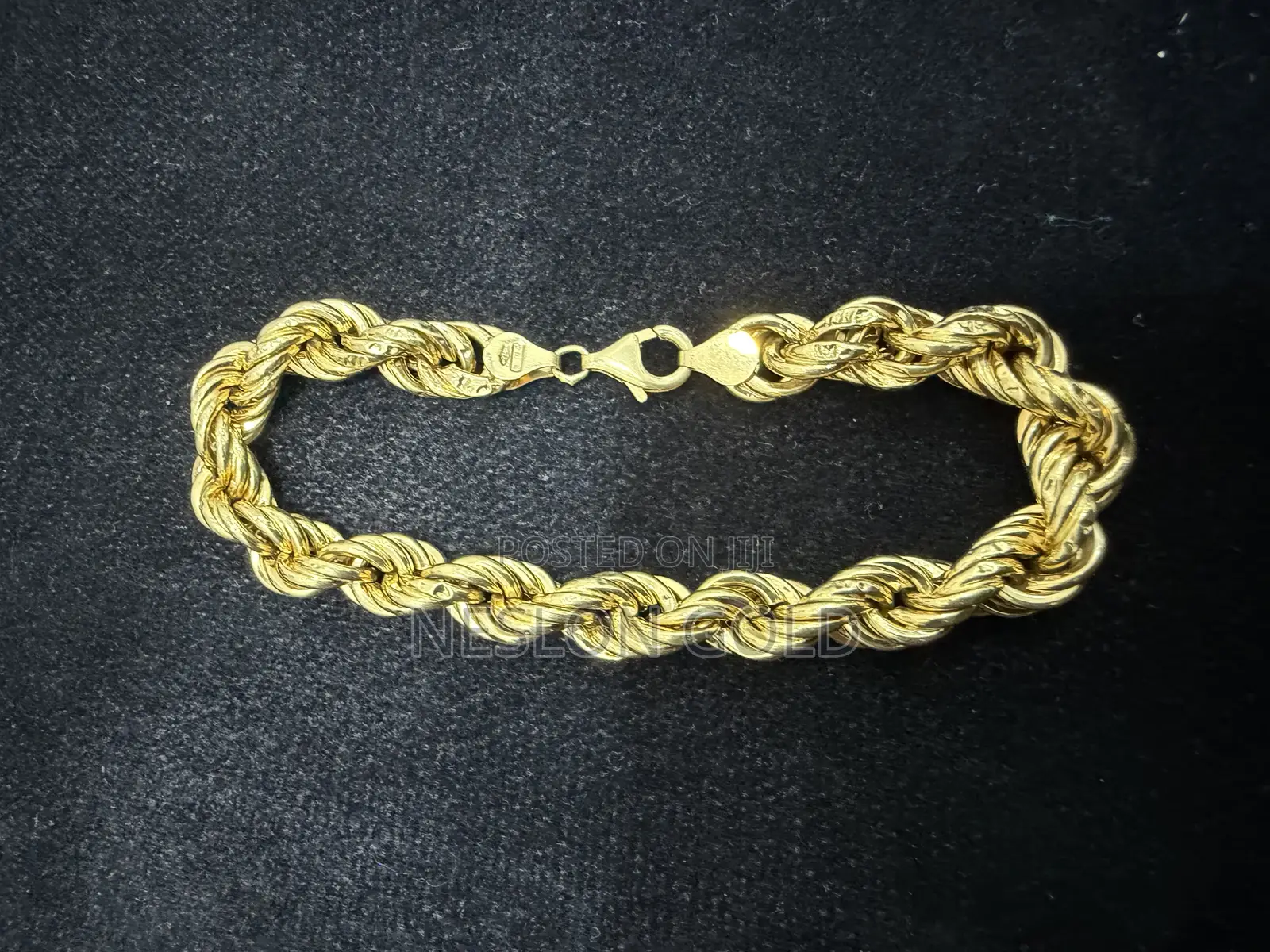 18karat Pure Gold Twisted Bracelet