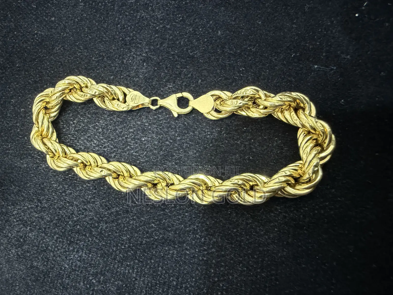 18karat Pure Gold Twisted Bracelet