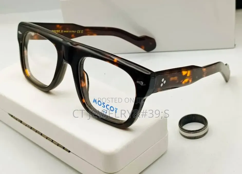 Quality Thick High End Style Frame Luxury Designer Glasses With Case