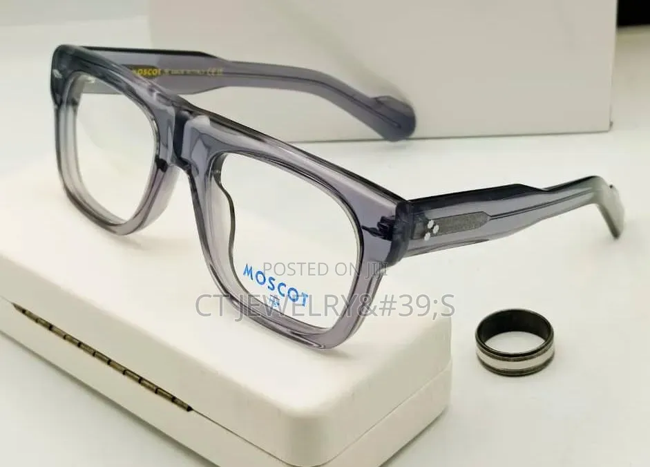 Quality Thick High End Style Frame Luxury Designer Glasses With Case