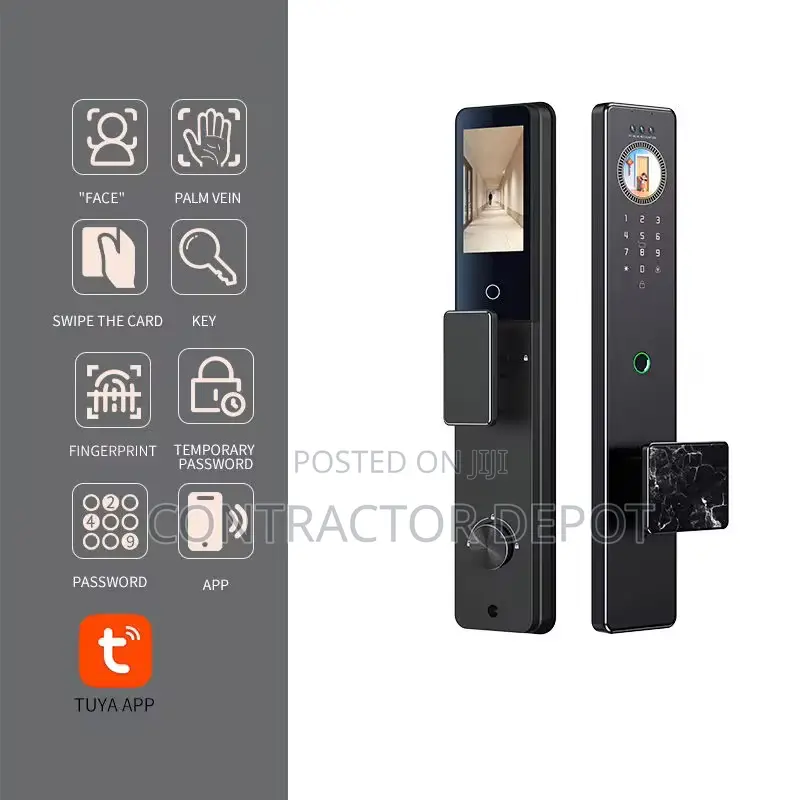Palm Vein Al Smart Lock Face, Fingerprint Code Unlock Video Call