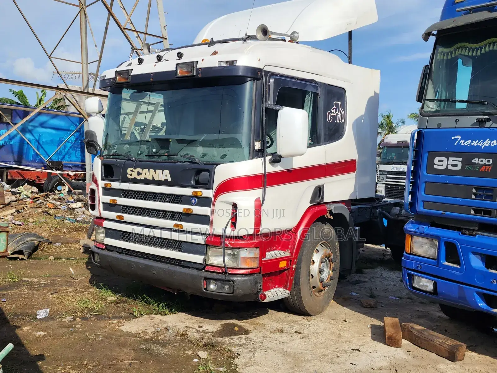 Newly Arrived Foreign Used Scania Trailer Head Injector