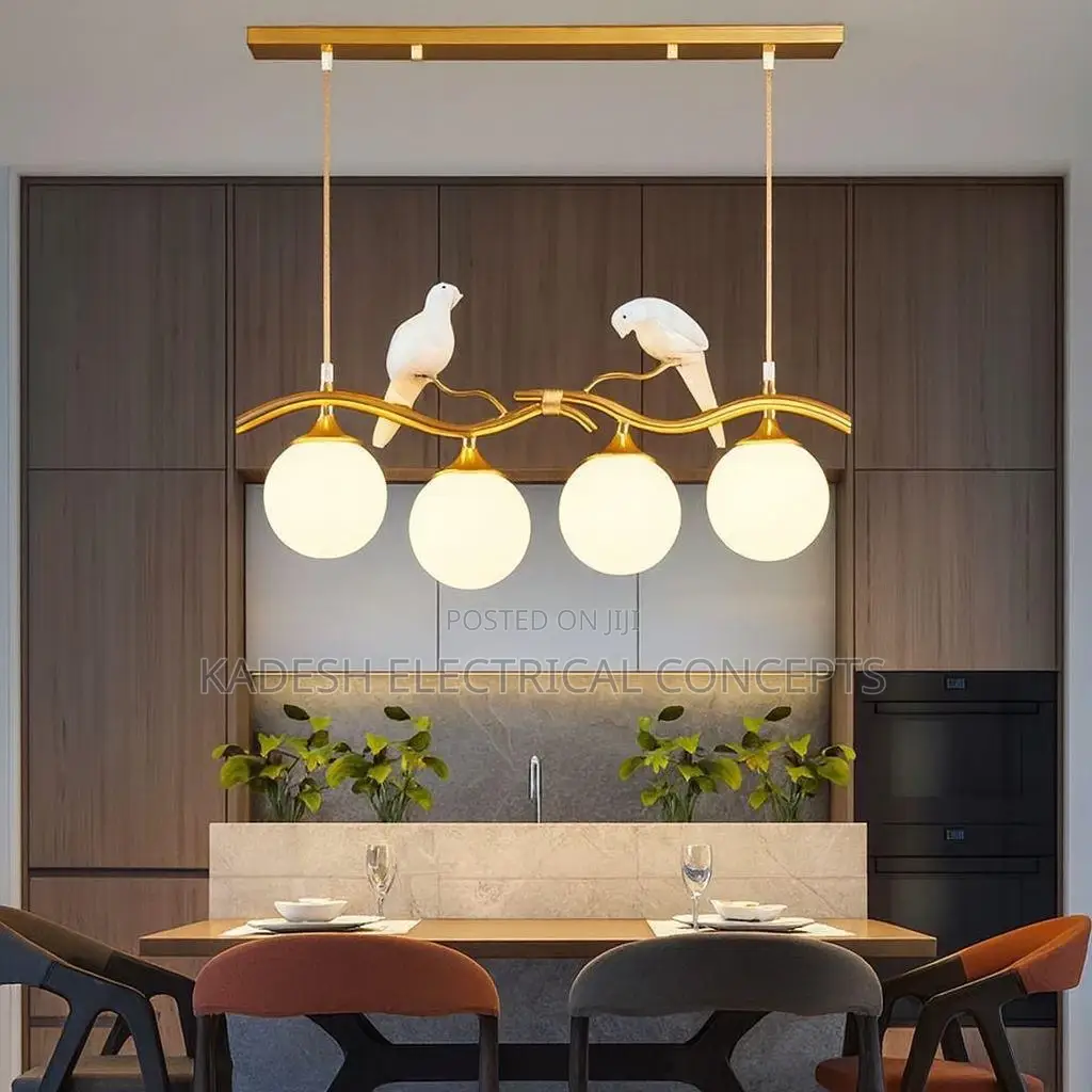Nordicstyle Bird Led Pendant Light Modern Glass Spherical Pendant