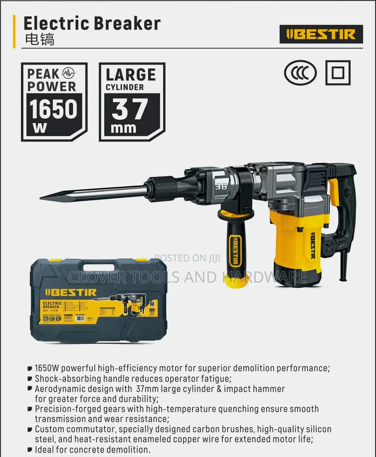 Iibestir Demolition Breaker 1650w Be-620104