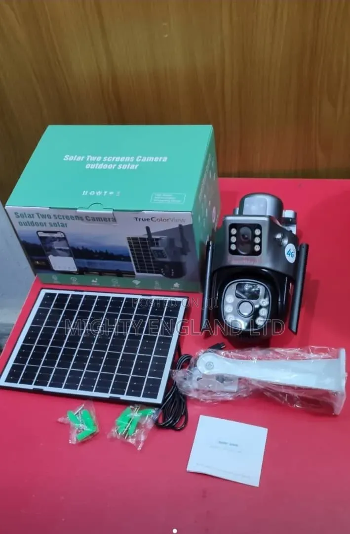 Solar-Powered Surveillance Wireless Security System for Outdoor Use