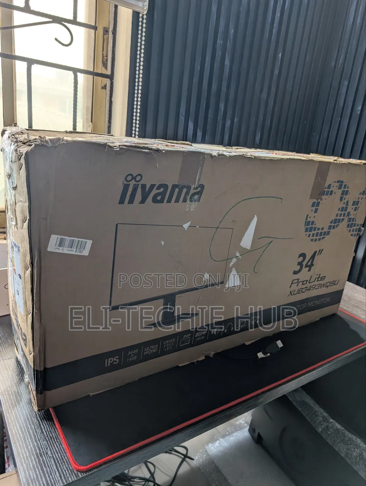 Iiyama 34-Inch Ultrawide WQHD 1440p Ips Monitor