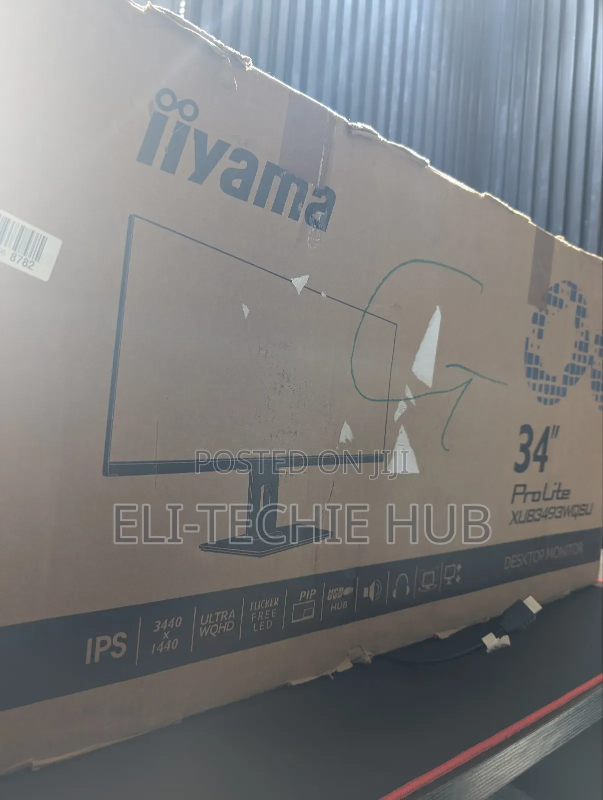 Iiyama 34-Inch Ultrawide WQHD 1440p Ips Monitor