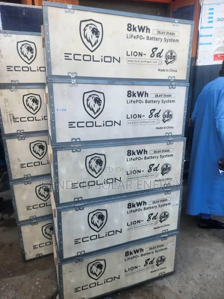 Ecolion 8kwh 25.6v Lithium Battery – Compact Design