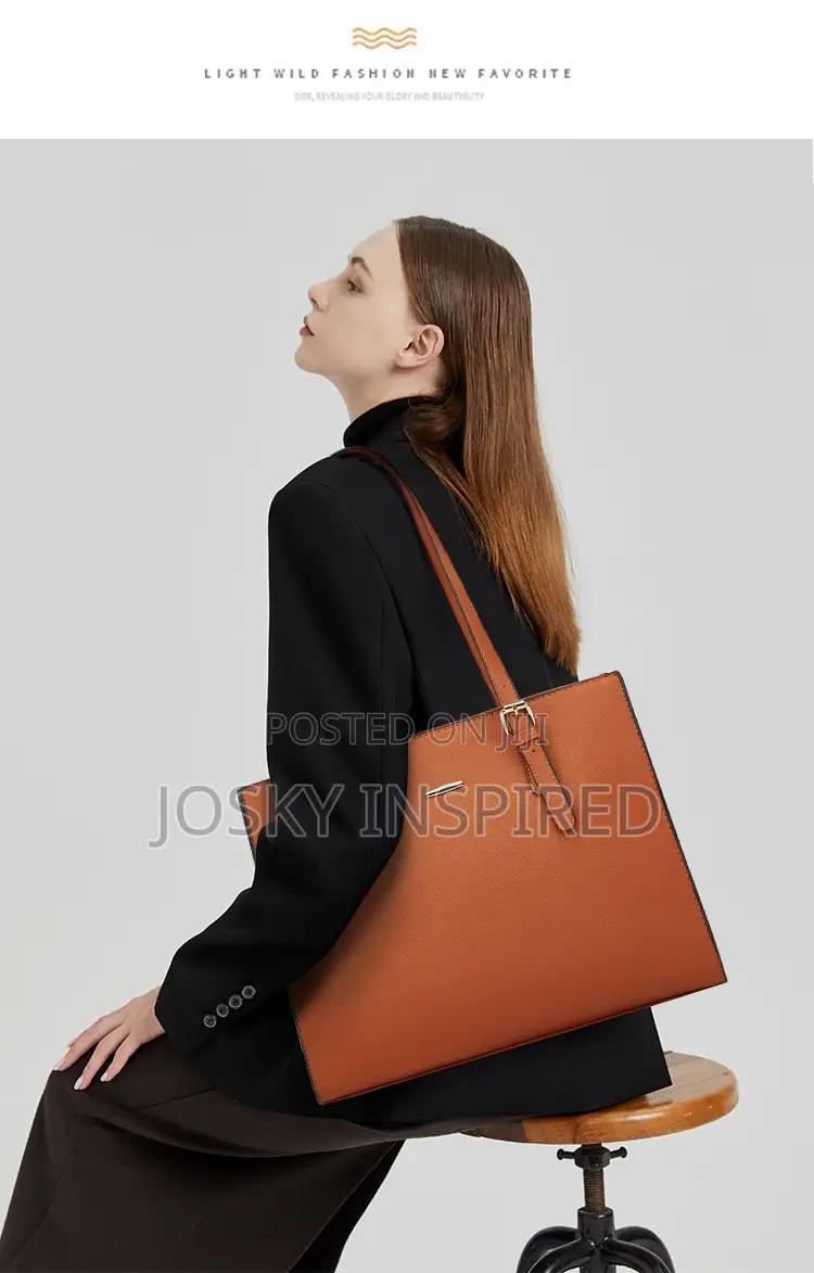 Ladies Office Bag 4 in 1 Genuine Leather Bag
