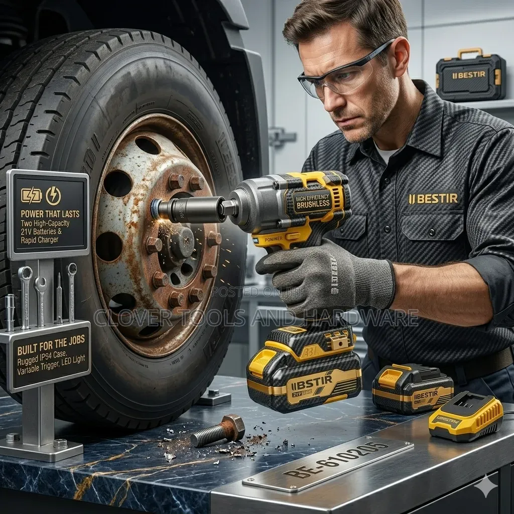 Iibestir 21v Cordless Brushless Impact Wrench 500n.M Be-610205