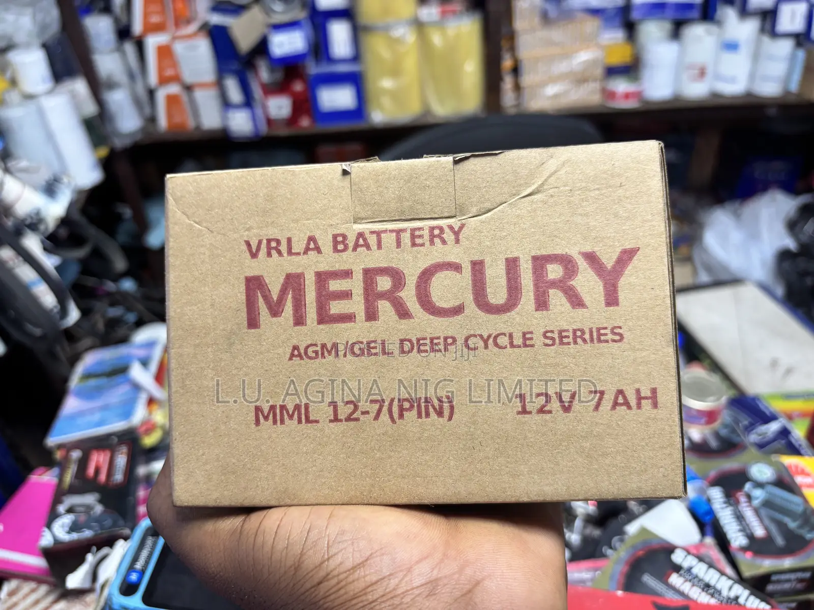 7ah 12v Mercuy Battery