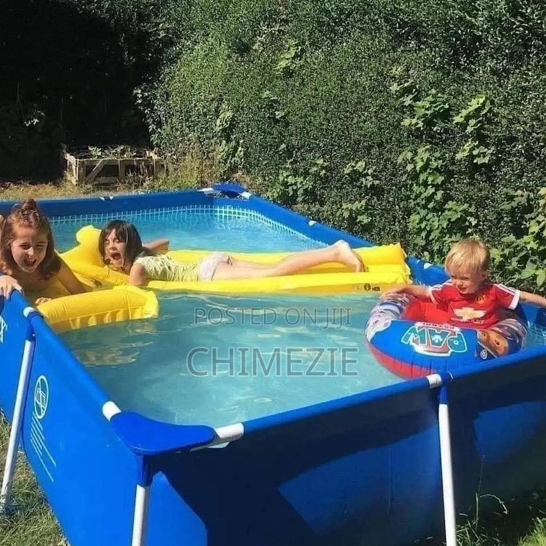 Intex 7ft by 4ft Kids and Adults Rectangular Frame Swimming Pool