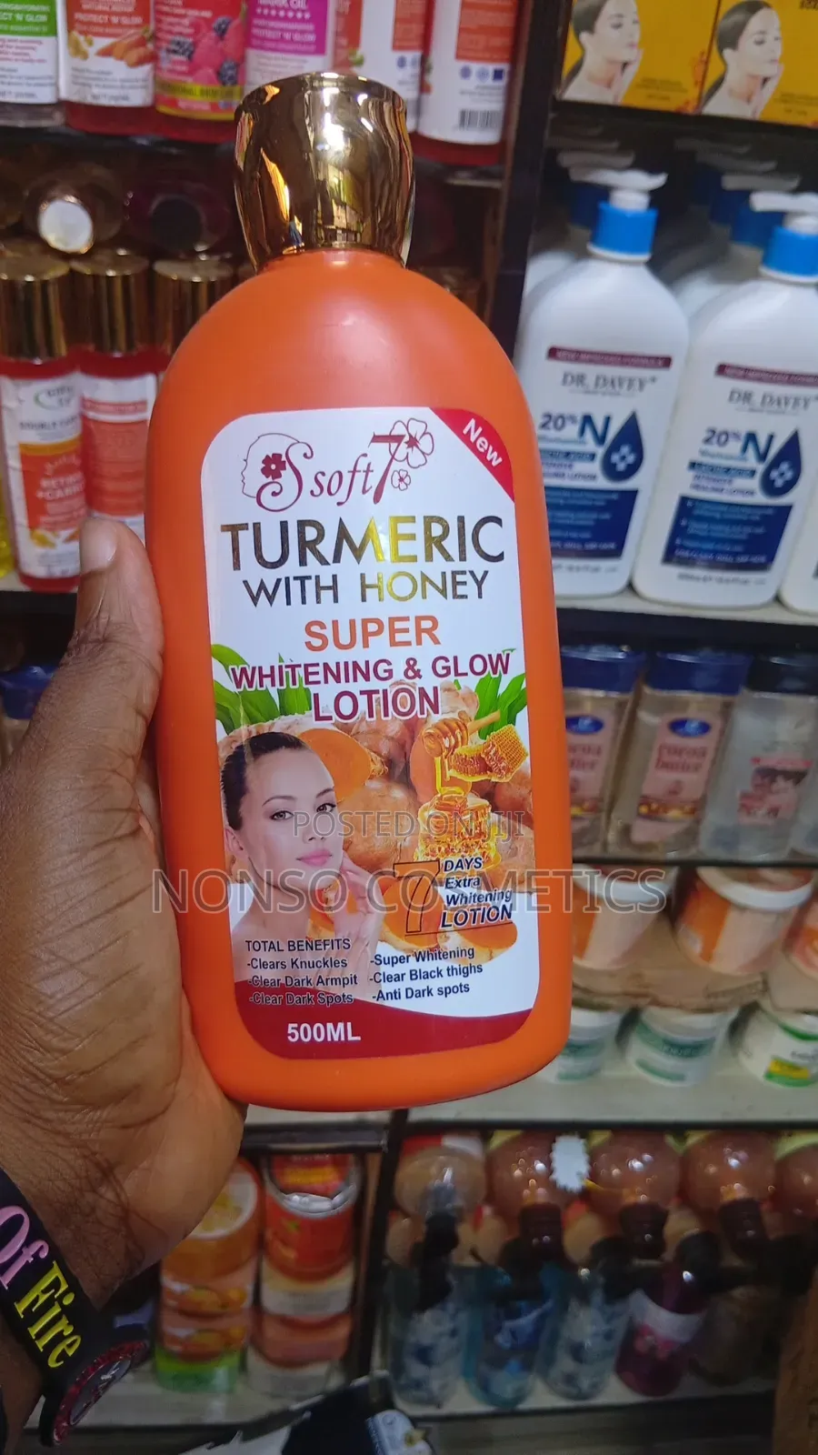 Soft 7 Tumeric With Honey Whitening Lotion