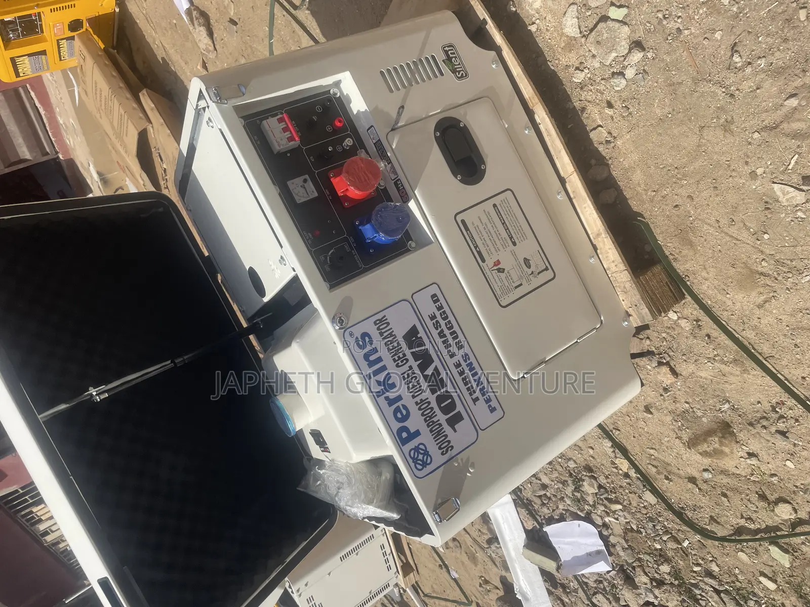 Industrial Perkins 10kva Soundproof Generator With Electric Start