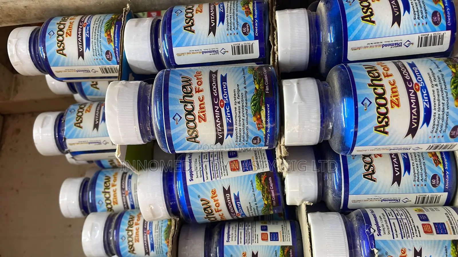 Ascochew Zine Forte Vitamin C 600mg Zine Bong