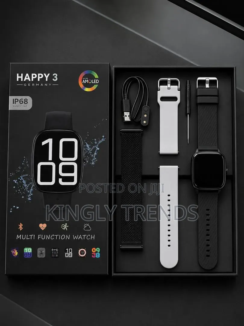 Happy 3 Smartwatch (Ip68) Waterproof Smartwatch