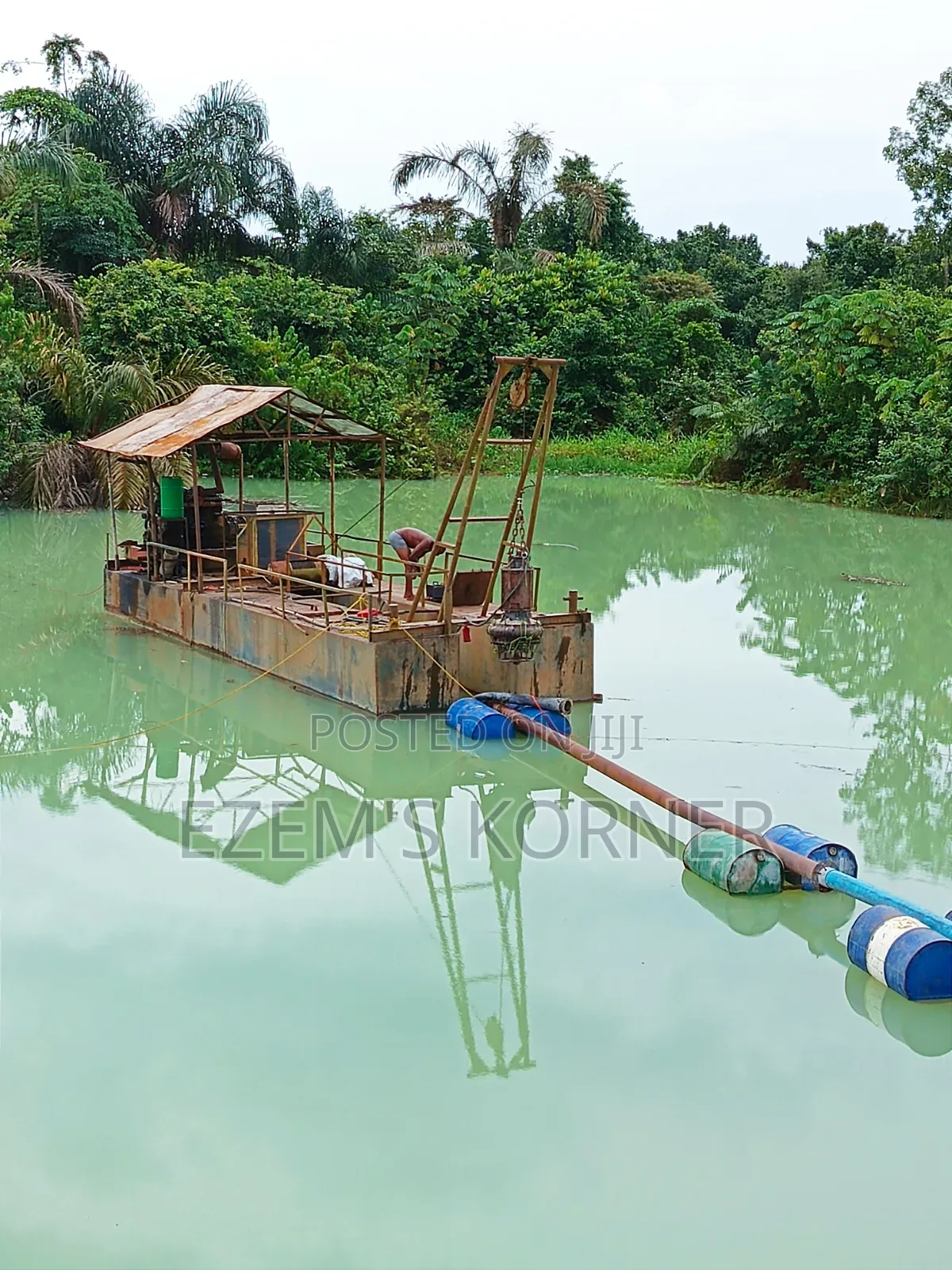 Automatic Dredger With Toyo Pump System.