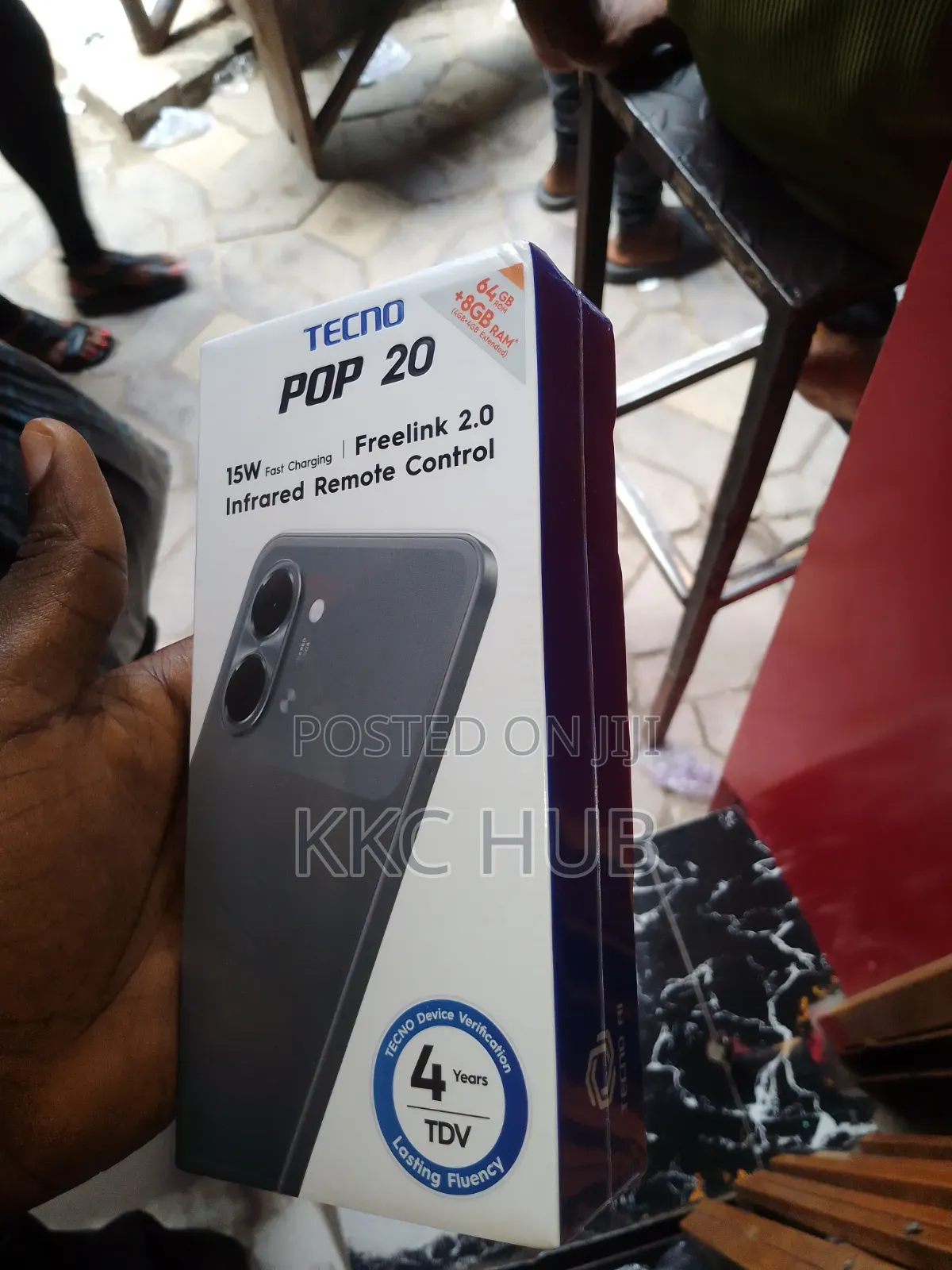 New Tecno Pop 20 64 GB Black