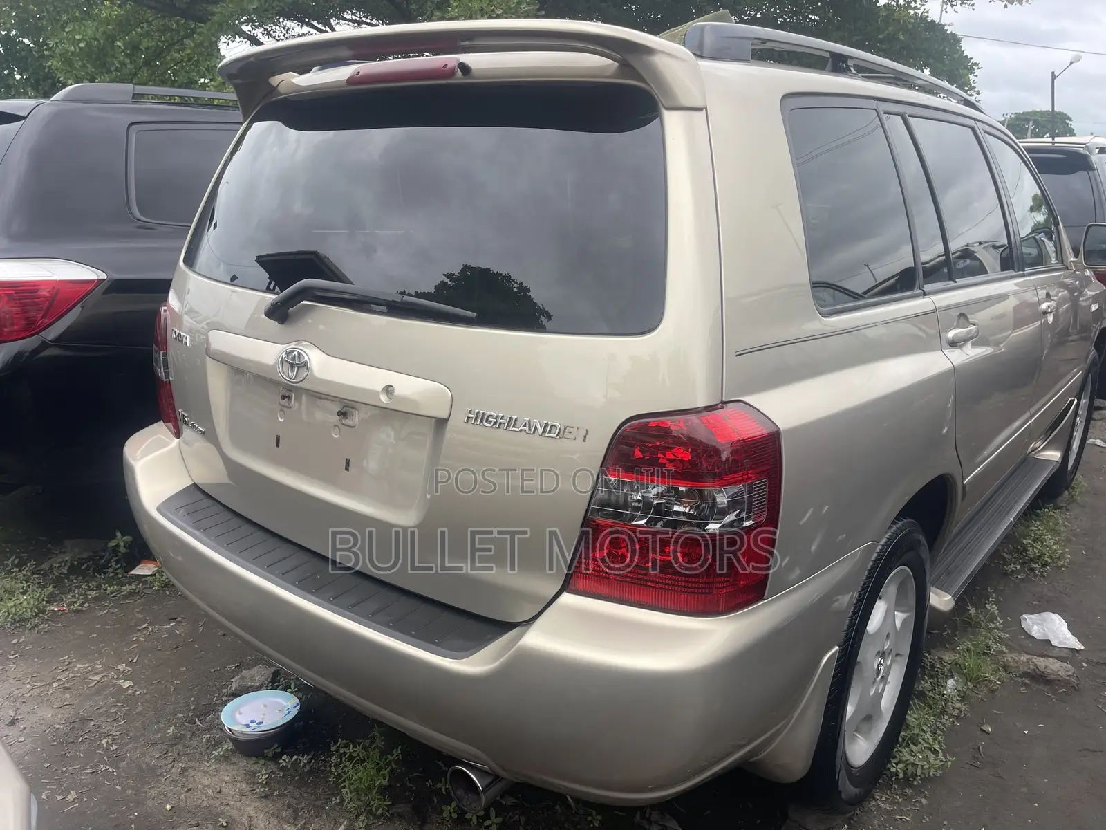 Toyota Highlander Limited V6 2007 Gold