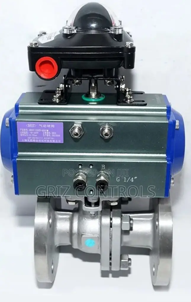 Griz Controls Pnuematic Emergency Shut Down Valve With Limit Switch