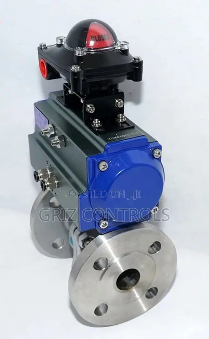 Griz Controls Pnuematic Emergency Shut Down Valve With Limit Switch
