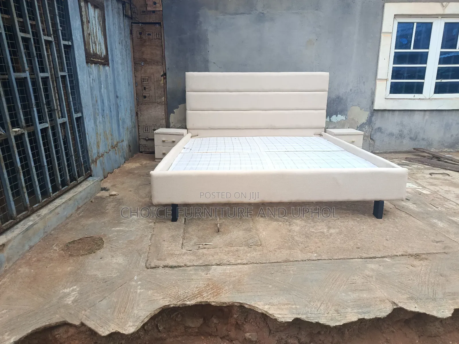 Bed  6 by 6 Padded Bed