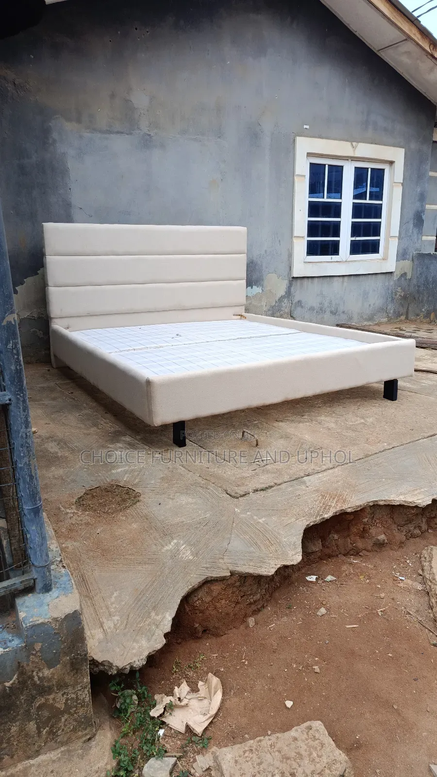 Bed  6 by 6 Padded Bed