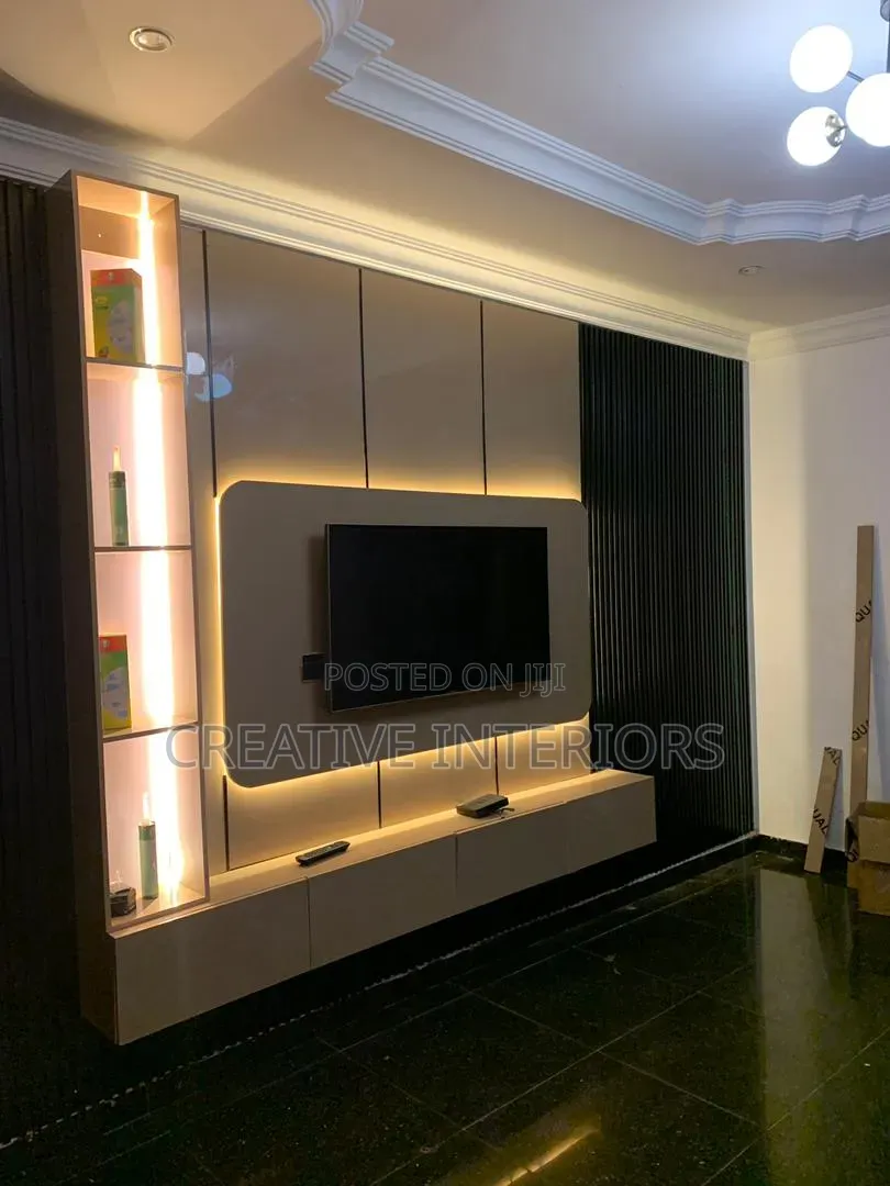 Luxury High Gloss Tv Console