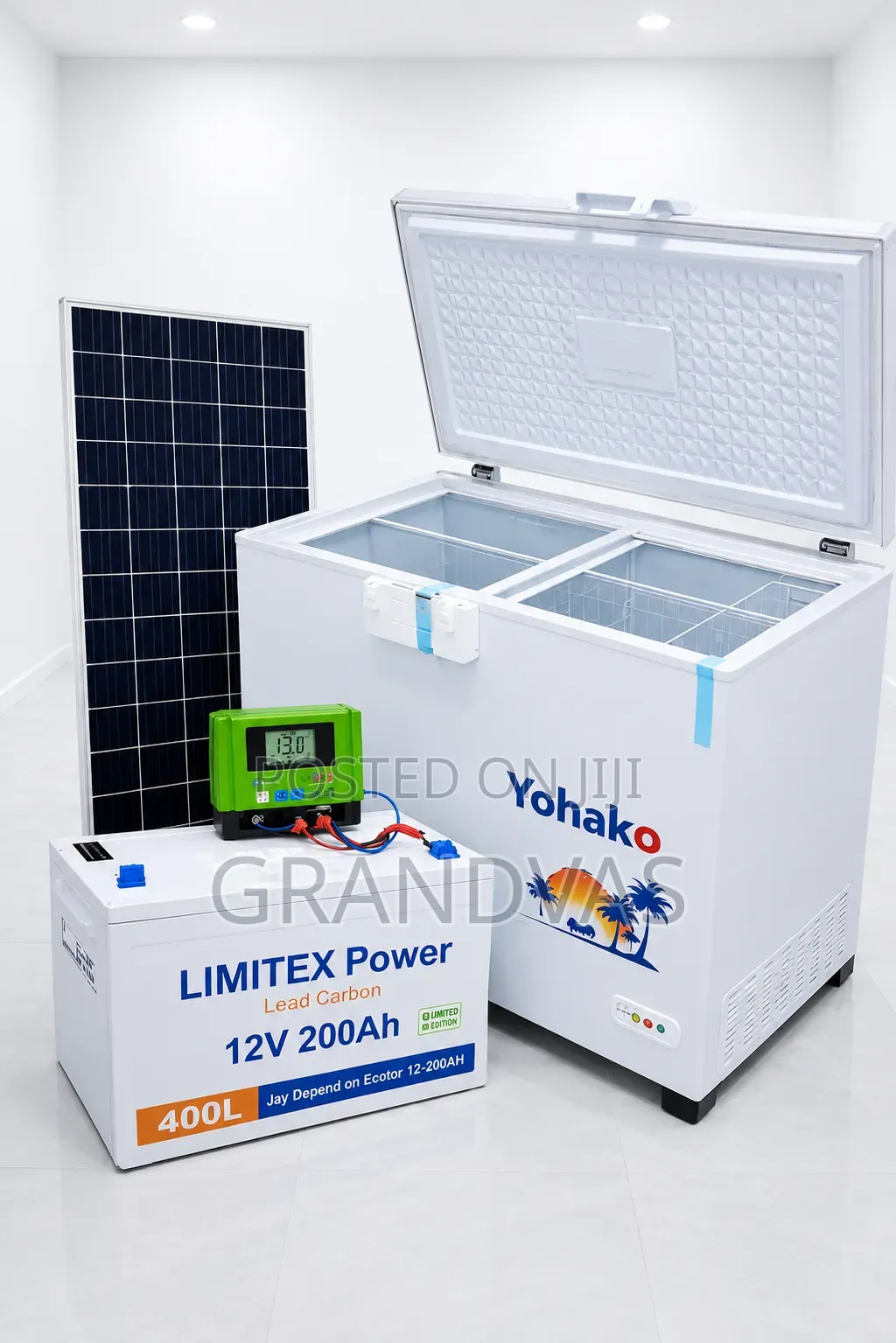 Yohako 318l Solar Freezer – Ac/Dc 12v/24v | Full Solar Kit
