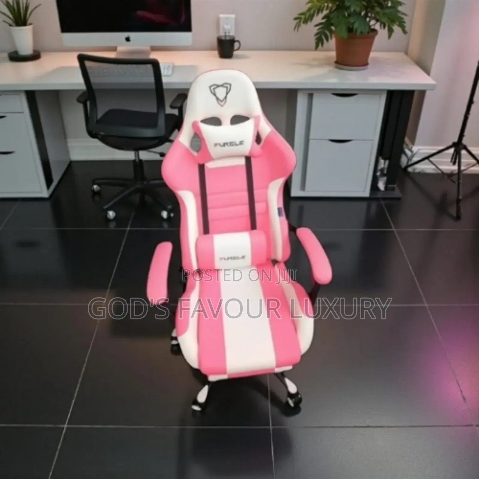 Furgle Pro Series Gaming Chair - Pink Armless