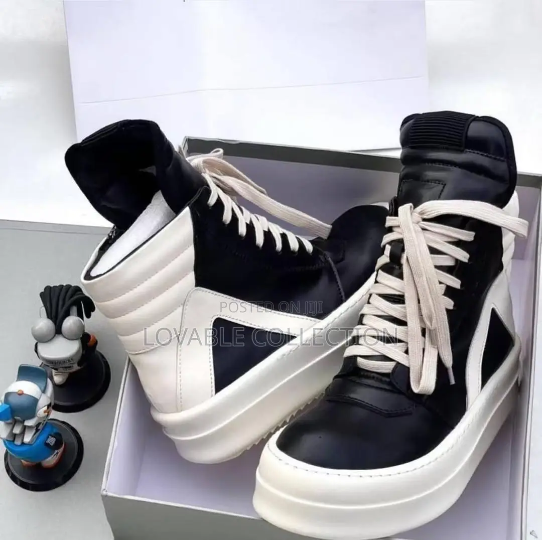 Rick Owens Mega Bumper Geobasket Sneakers