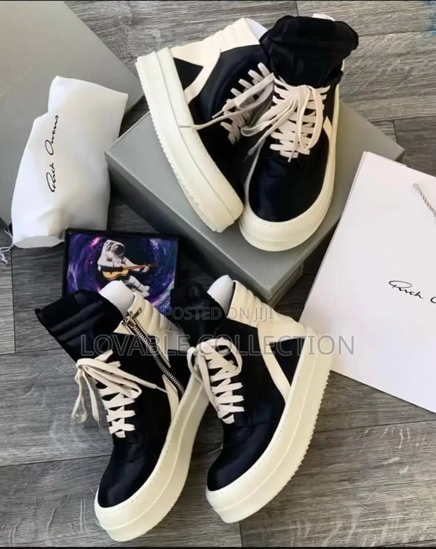 Rick Owens Mega Bumper Geobasket Sneakers