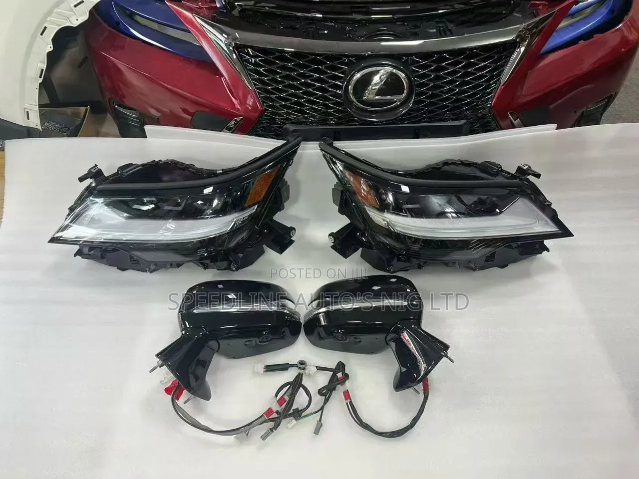 Complete Set of Side Mirrors Lexus Lx600 2023/2025 Model Complete Dir