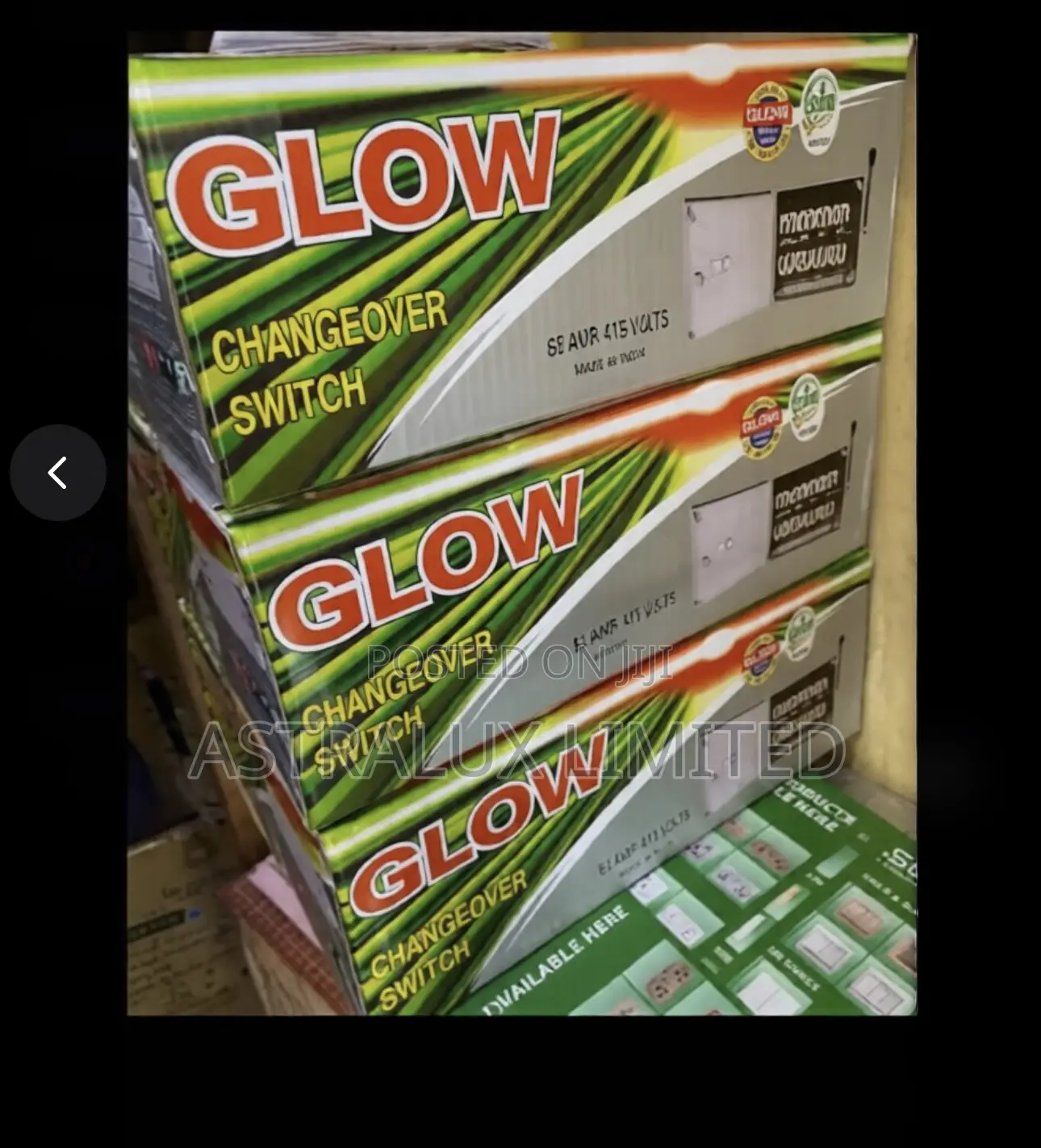 Glow 63amps Changeover