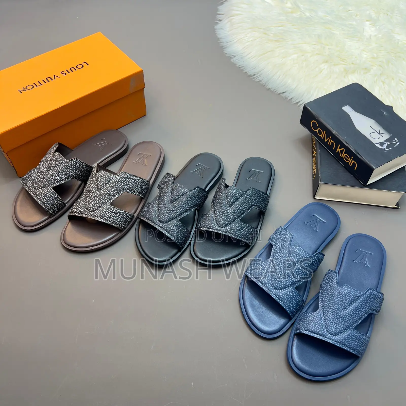 Hermes Cover X Lv Slipers 40-46