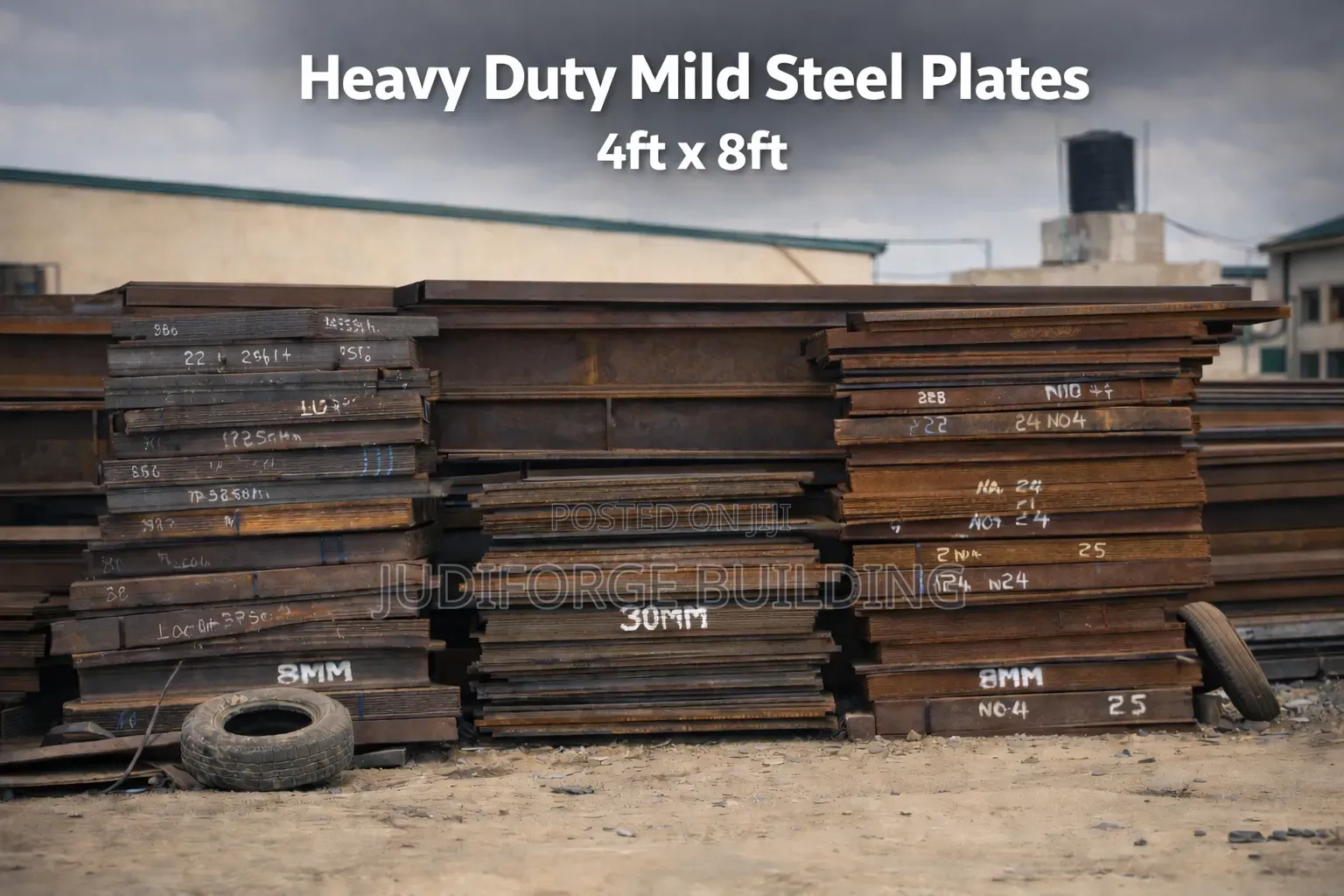4ft X 8ft Mild Steel Plate