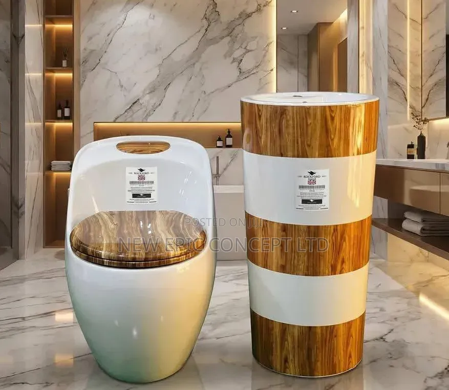 Executive Master England Toilet Seat With Complete Basin