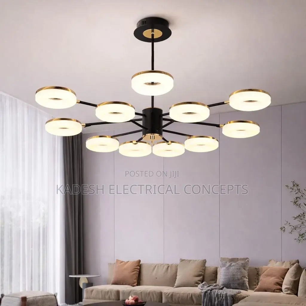 Modern Led Chandelier for Living Room Bedroom Hotel Ceiling Lamp