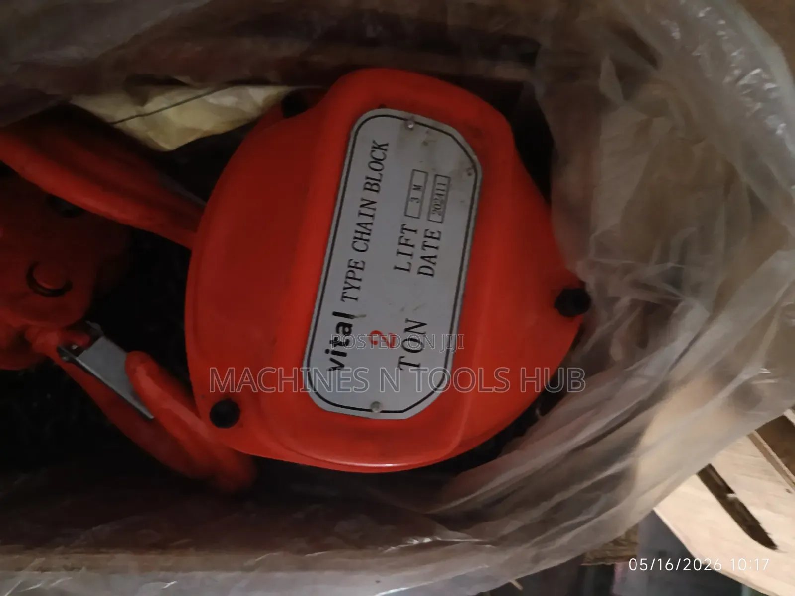 2 Ton 6 Meters Vital Type Manual Chain Block