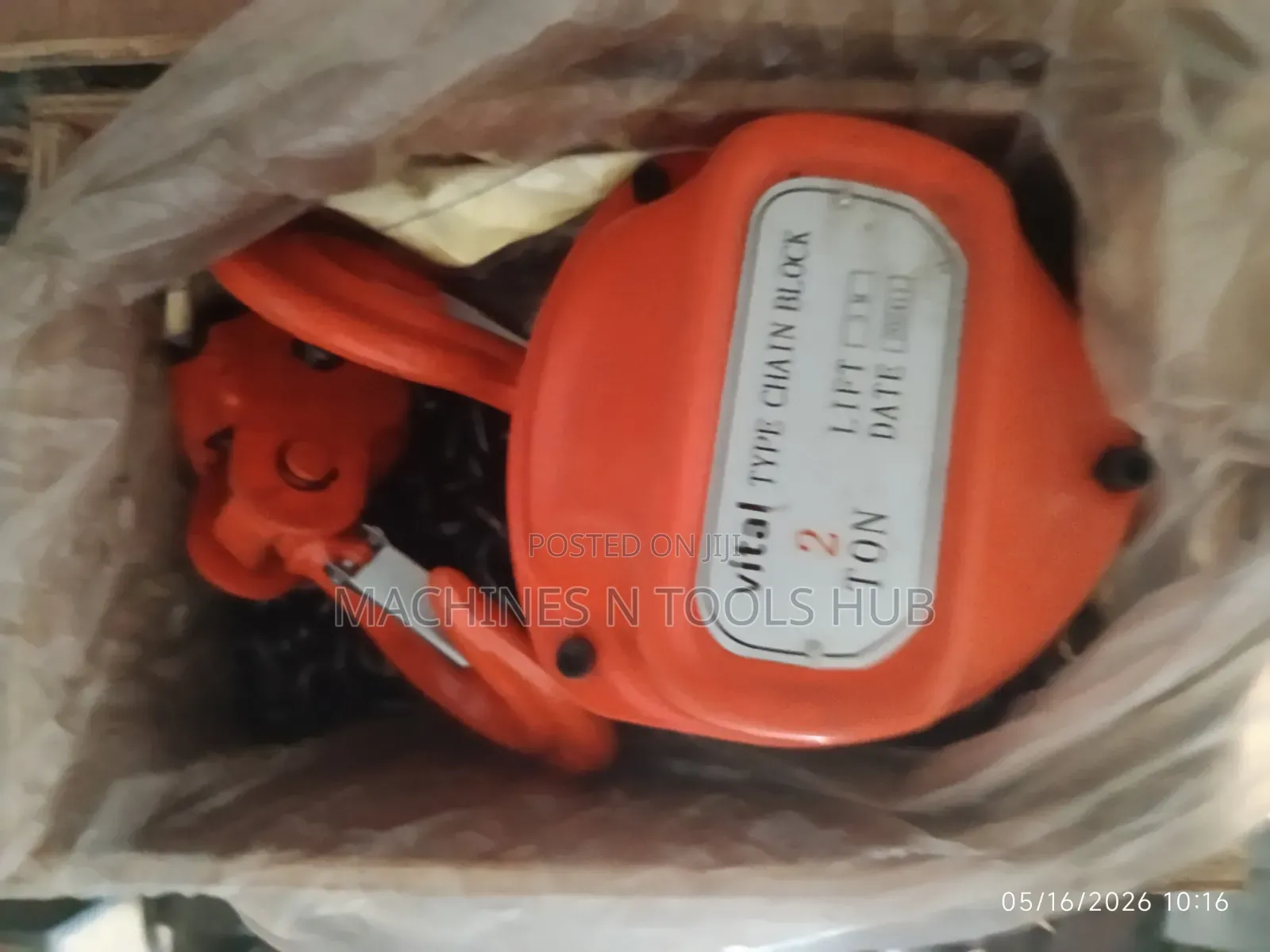 2 Ton 6 Meters Vital Type Manual Chain Block