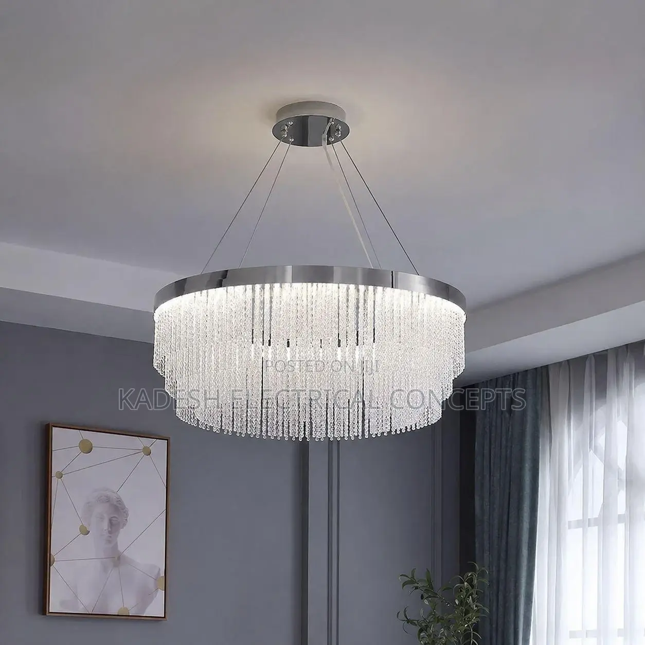 Modern Crystal Chandelier Lights Luxury Pendant Ceiling Light