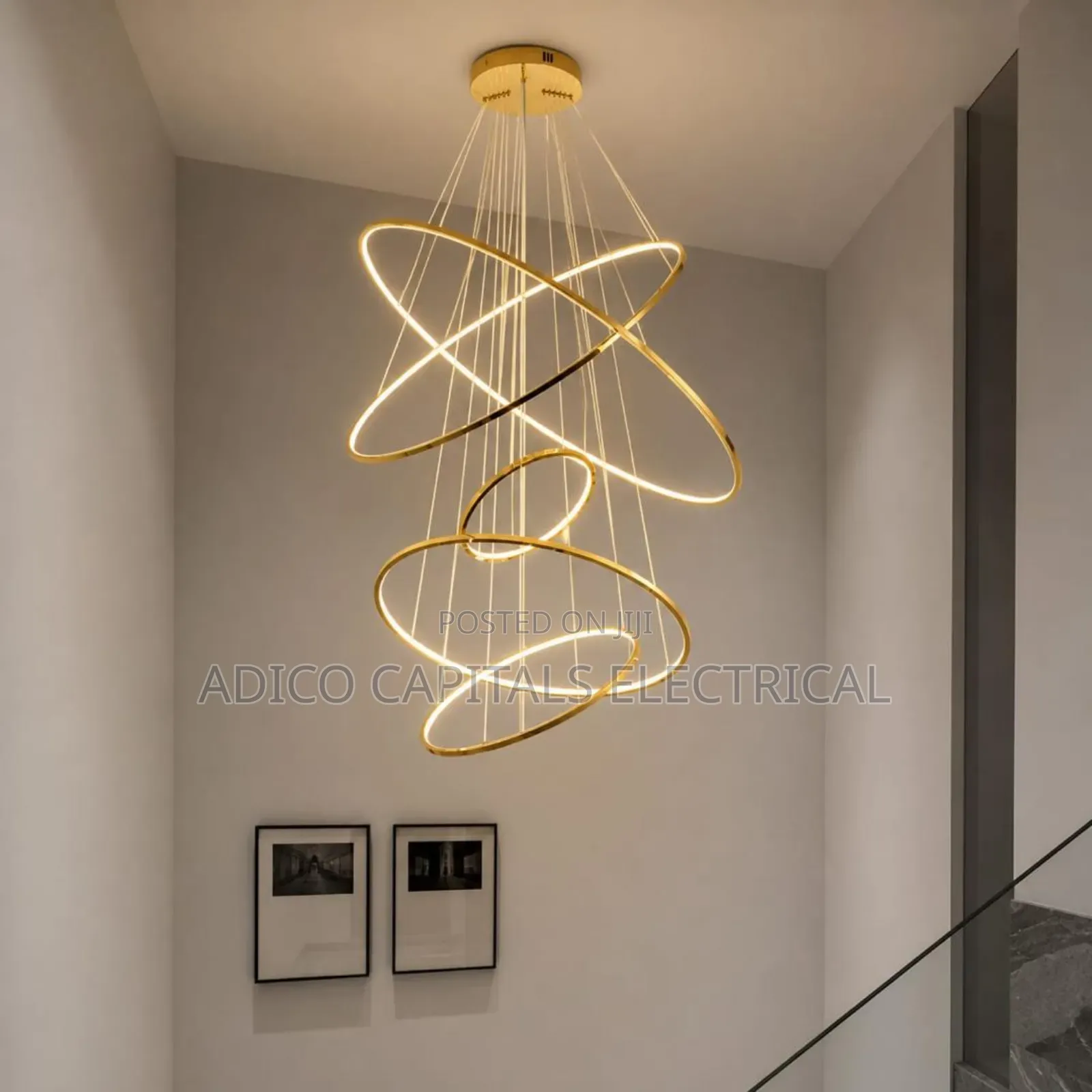 Ring Drop Chandelier Light