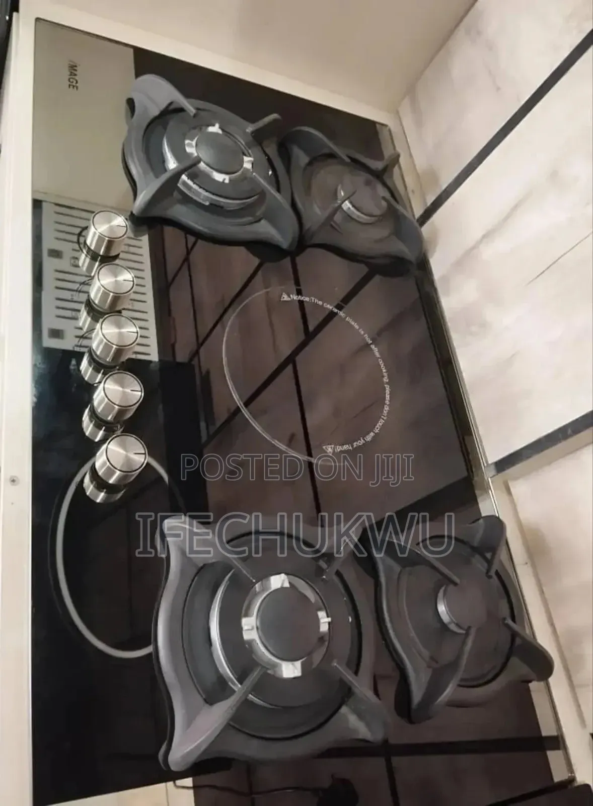 Original High Quality Image Built-in 4+1 Gas Electric Cooker Hob