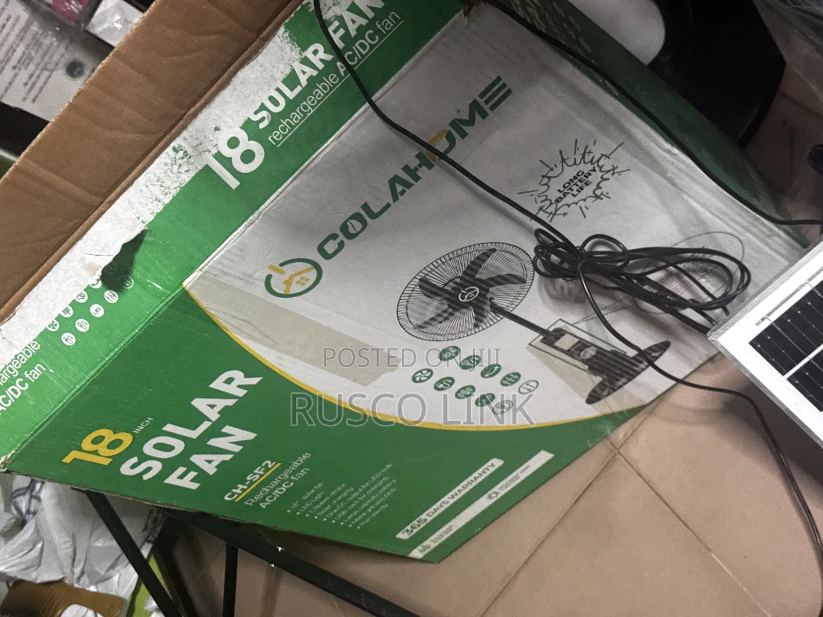 18 Inches Colahome Solar Fan